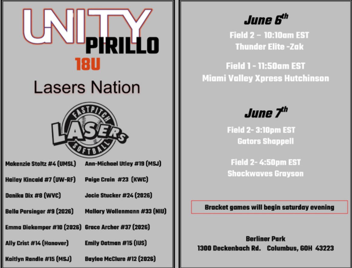 It’s that time! 💜🧡<a href="/UnityPirillo/">Unity Pirillo</a> <a href="/uwstoutsoftball/">UW Stout Softball</a> <a href="/LewisSoftball/">Lewis Softball</a> <a href="/CoachBeckyPearl/">Becky Pearl</a> <a href="/cierra_taylor16/">Cierra Taylor</a> <a href="/McKendreeSB/">McKendree Softball</a> <a href="/Coach_Tarter/">Heather Tarter</a> <a href="/IUINDY_SBALL/">IU Indy Softball</a> <a href="/CoachMandy13/">Mandy Sansbury🥎</a> <a href="/TTU_Softball/">Tennessee Tech Softball</a> <a href="/EilertJeremy/">Jeremy Eilert</a> <a href="/UIndySoftball/">UIndy Softball</a> <a href="/CoachGill_MSU/">Ashley Gilland</a>