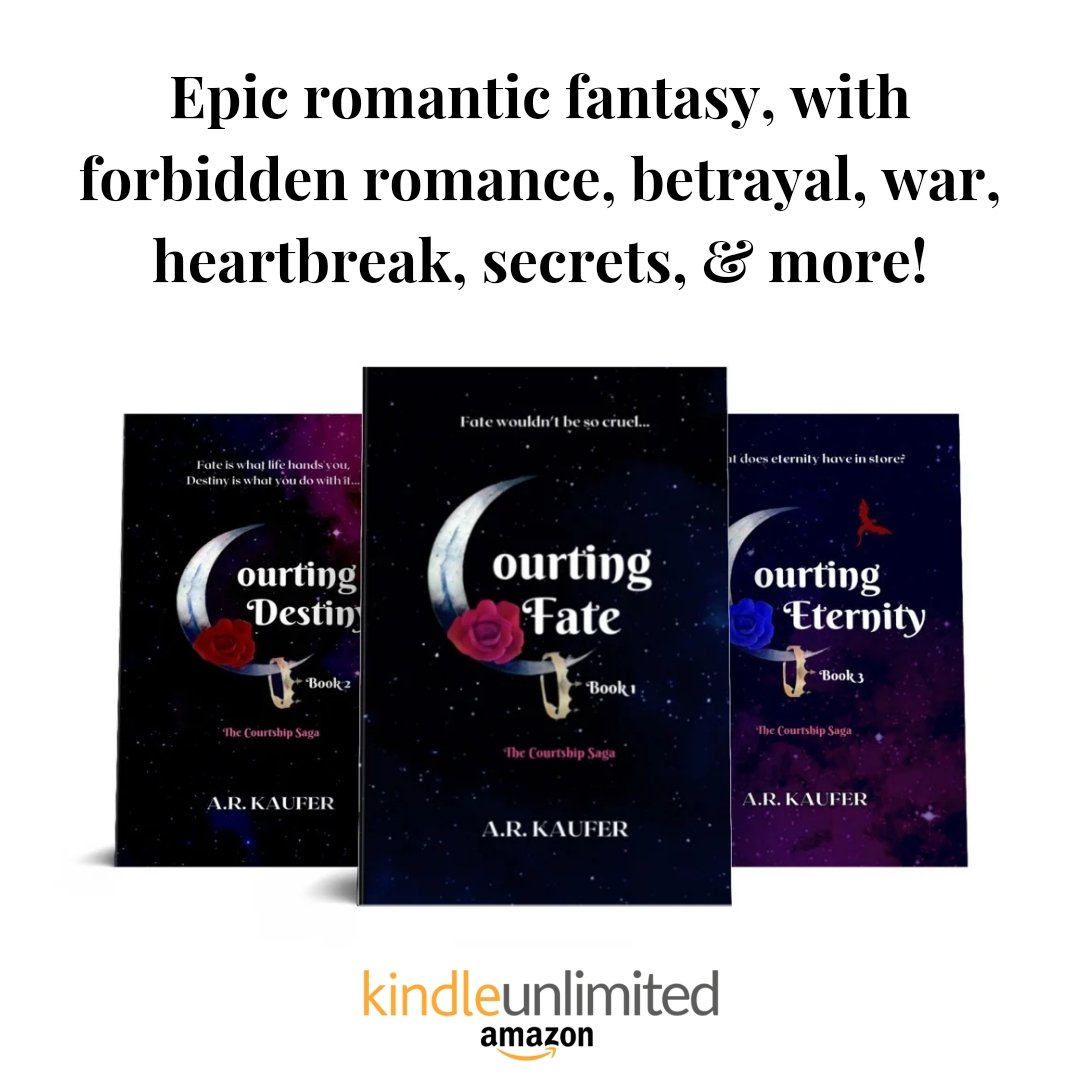 Just ordered my proof copy for Courting Fear! Can't wait to see it. This is book 6 of an 8 book epic romantic fantasy series! It comes out June 15. Book 7 comes out December 5th, and the final installment, book 8, comes out June 2026! 

I'm so excited to continue this series!