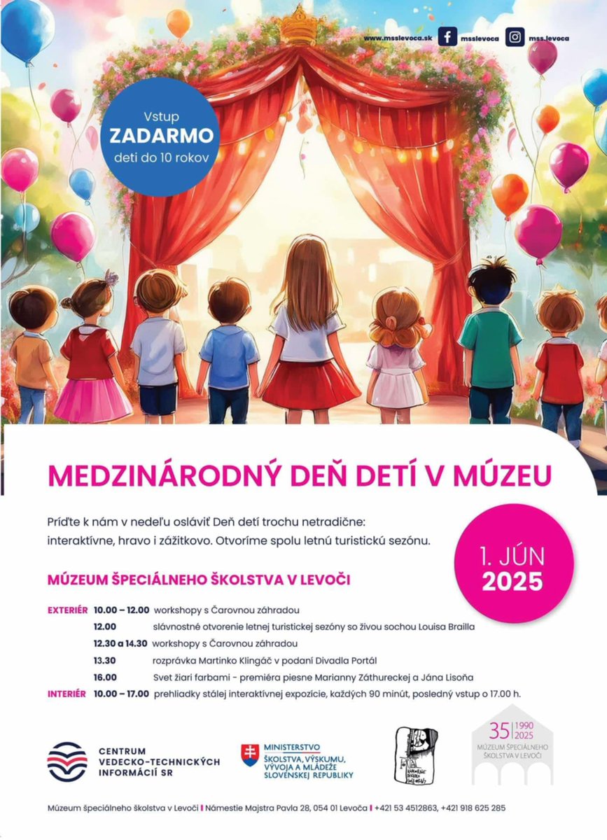 DIVADLOPORTAL's tweet photo. Poďte na deň detí do múzea! ❤️
•
#MuzeumSpecialnehoSkolstva
#Levoča
#DivadloPortal 
#MartinkoKlingac
#dendeti https://t.co/XjImvPhFd9