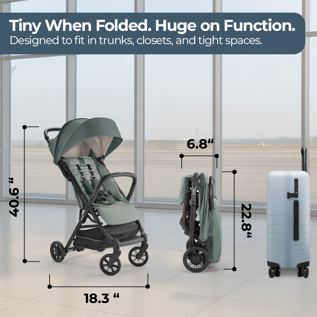 inglesinausa's tweet image. Tiny when folded, huge on function. 😎 Designed to fit #overhead, the smallest car trunks and maneuver through tight spaces, the #Quidstroller is your perfect sidekick - take it anywhere.😍 As all #Inglesina products, the Quid is free of harmful chemicals.
-
#TravelStroller