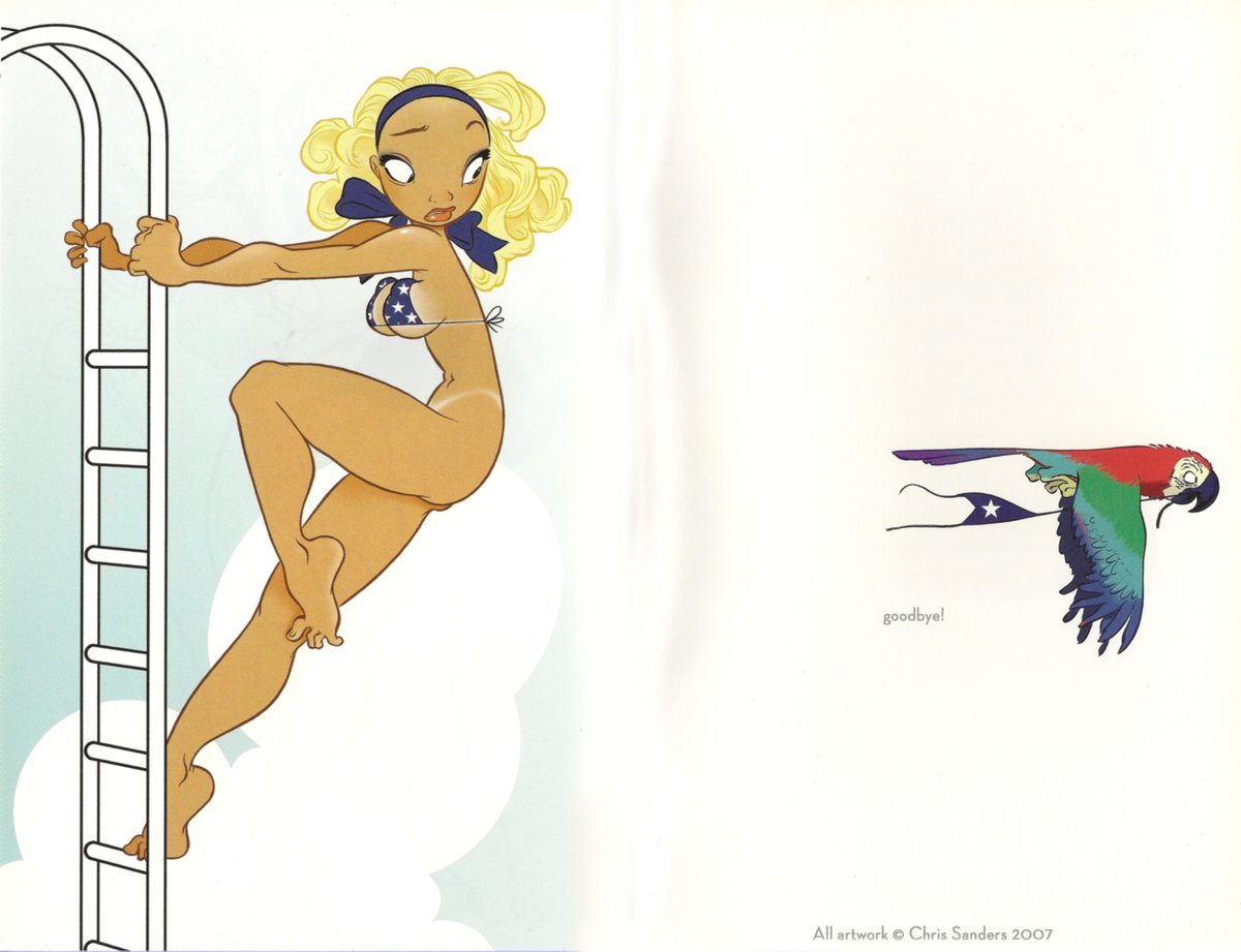 Also, Chris Sanders' pin-up art is always great.