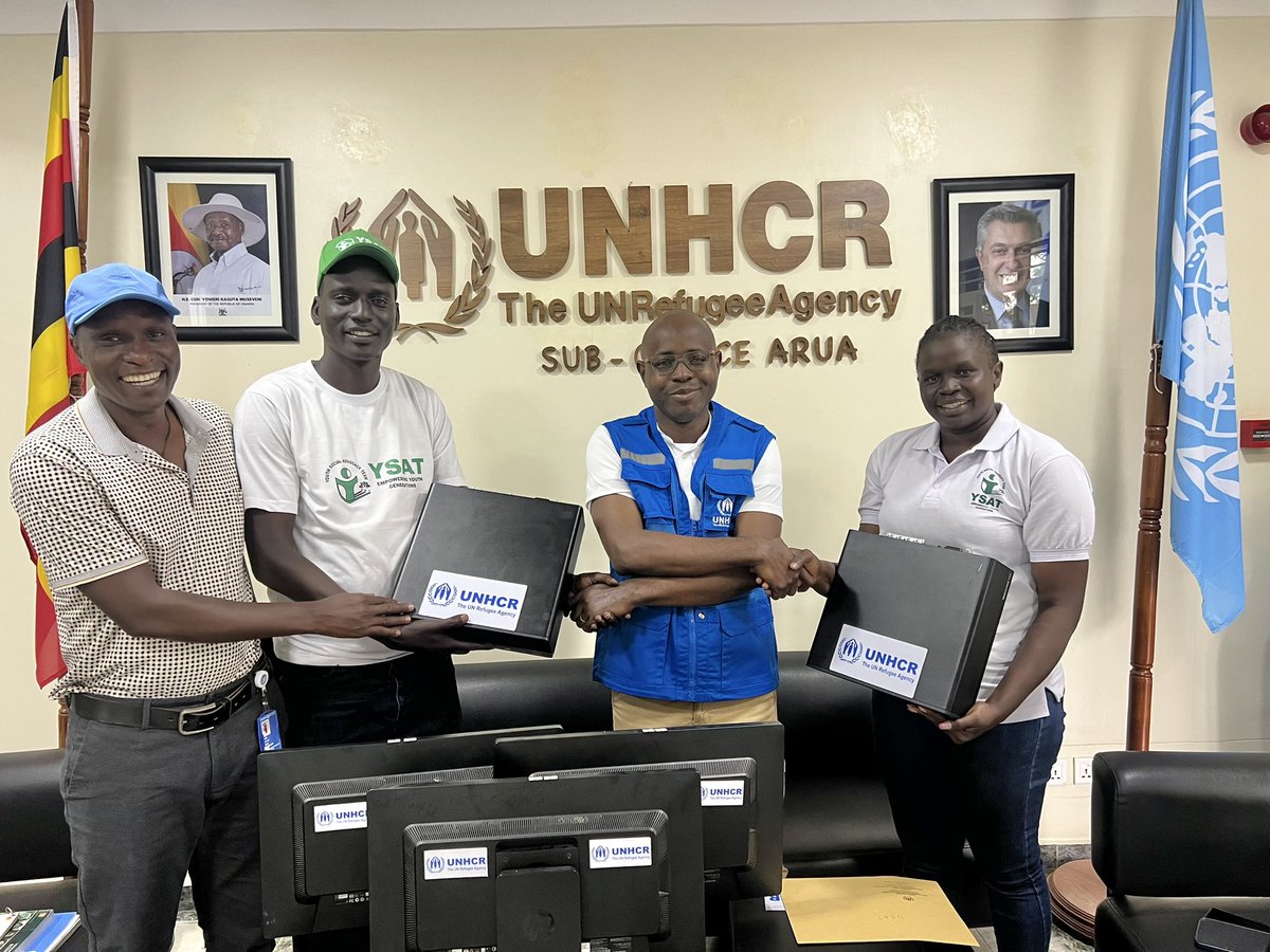 YSAT Uganda (@youth_sat) on Twitter photo 🖥️ <a href="/UNHCRuganda/">UNHCR Uganda</a> donations to <a href="/youth_sat/">YSAT Uganda</a>
On Tuesday 27 May, we received Desktop 🖥️ Computers donated by <a href="/Refugees/">UNHCR, the UN Refugee Agency</a> at Arua Sub Office demonstrating the importance of Partnership to enhance our operational capacity across refugee and host communities in West Nile. 🖥️ <a href="/UNHCRuganda/">UNHCR Uganda</a> donations to <a href="/youth_sat/">YSAT Uganda</a>
On Tuesday 27 May, we received Desktop 🖥️ Computers donated by <a href="/Refugees/">UNHCR, the UN Refugee Agency</a> at Arua Sub Office demonstrating the importance of Partnership to enhance our operational capacity across refugee and host communities in West Nile.