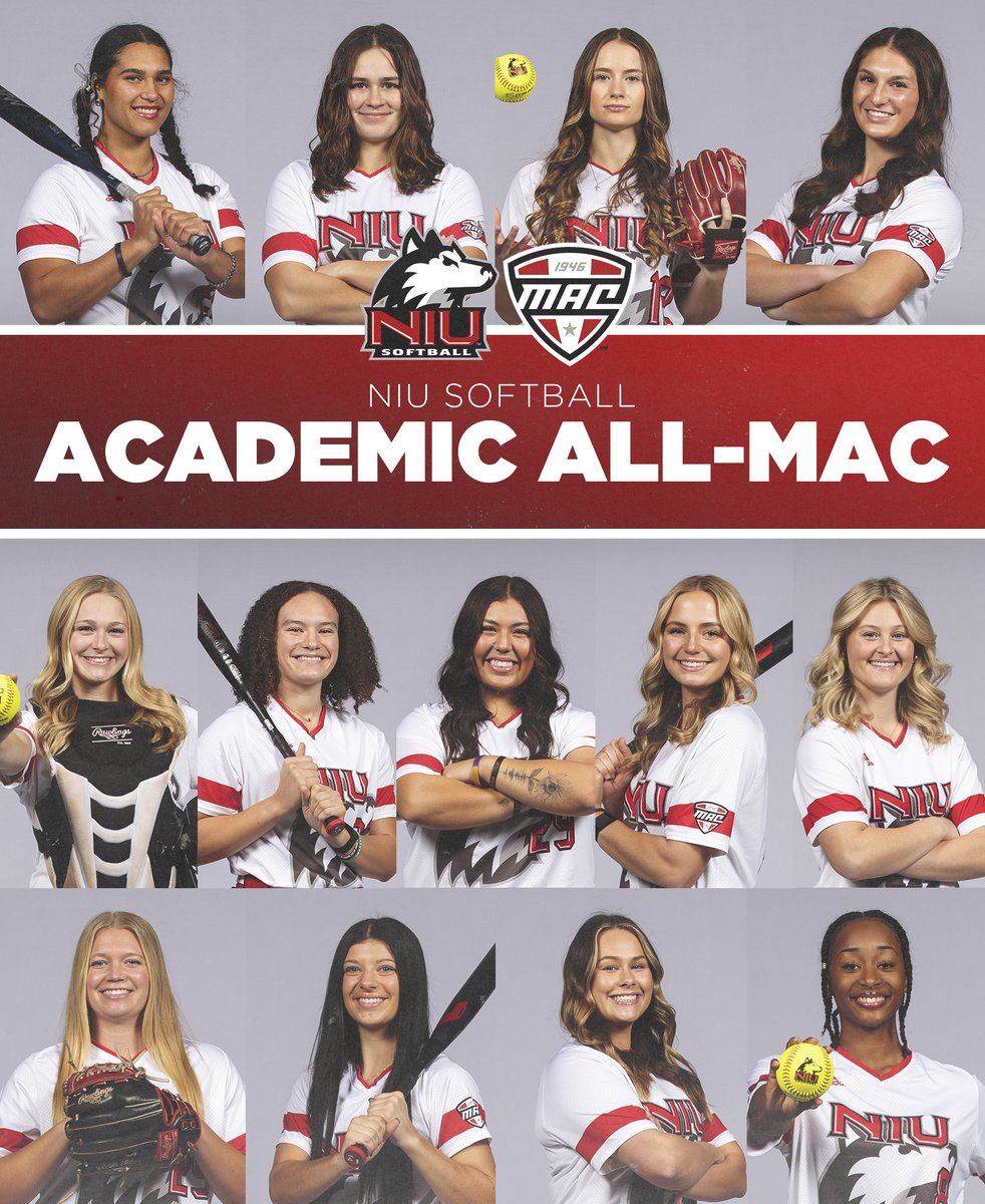 Congrats to our 13 incredible Huskies who earned Academic All-MAC honors! 📚

Read more: bit.ly/3FyBBPO