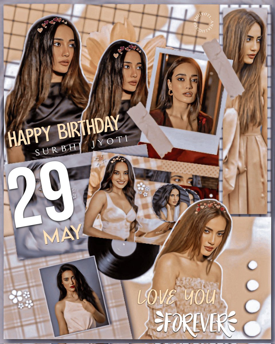 Happy Birthday SJ 🎂🥰 Today marks a special day, the day when a beautiful, charming, and hardworking gem was born into this world 🌍. May all your dreams come true, and may you continue to inspire us with your work 🎈.

#SurbhiJyoti #HappyBirthdaySurbhiJyoti