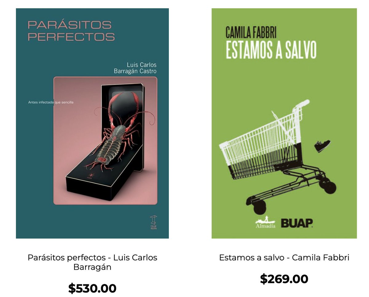 El Entusiasmo Libros (@el_entusiasmo) on Twitter photo Cuatro novedades de dos de nuetras editoriales favoritas: <a href="/Almadia_Edit/">Editorial Almadía</a> y <a href="/cajanegraedit/">Caja Negra Editora</a>.
¡Envíos a todo México!
tienda.elentusiasmolibros.com Cuatro novedades de dos de nuetras editoriales favoritas: <a href="/Almadia_Edit/">Editorial Almadía</a> y <a href="/cajanegraedit/">Caja Negra Editora</a>.
¡Envíos a todo México!
tienda.elentusiasmolibros.com
