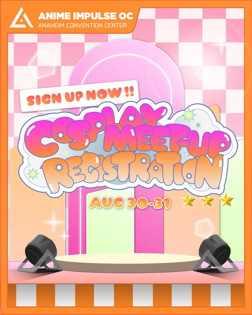 🥼 REGISTRATION OPEN 🩱

Gather 'round everyone! 📢 It's time to dress to impress at #ANIMEImpulseOC2025! 🕺💃 Registration for our Cosplay Meet Ups is now OPEN!

Let's party it up together in celebration of all your favorite fandoms! 🥳🎉

✍️: animeimpulse.com/orange-county-…