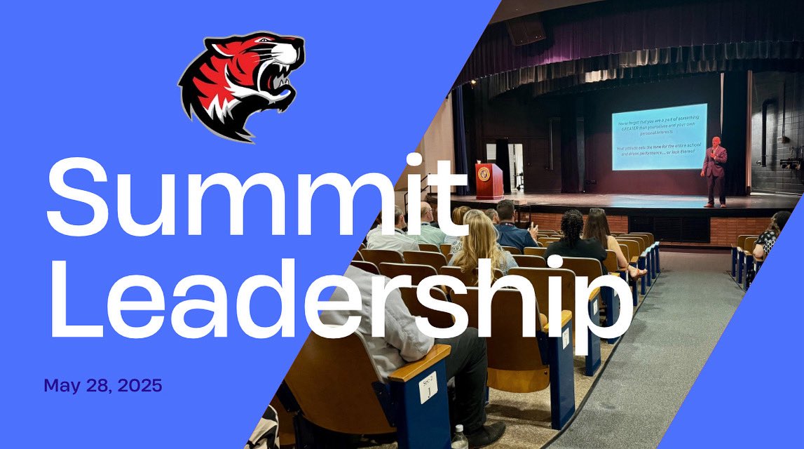 Blue Ridge High School (@brhstigers) on Twitter photo Your Blue Ridge leadership team represented today at the GCS Leadership Summit at Eastside! They presented with purpose while also researching innovative strategies to bring back to our campus. Always striving to grow, lead, and serve. Go Tigers! 🐅 <a href="/AshleyCWardlaw/">Ashley C. Wardlaw</a>
#HearUsROAR Your Blue Ridge leadership team represented today at the GCS Leadership Summit at Eastside! They presented with purpose while also researching innovative strategies to bring back to our campus. Always striving to grow, lead, and serve. Go Tigers! 🐅 <a href="/AshleyCWardlaw/">Ashley C. Wardlaw</a>
#HearUsROAR