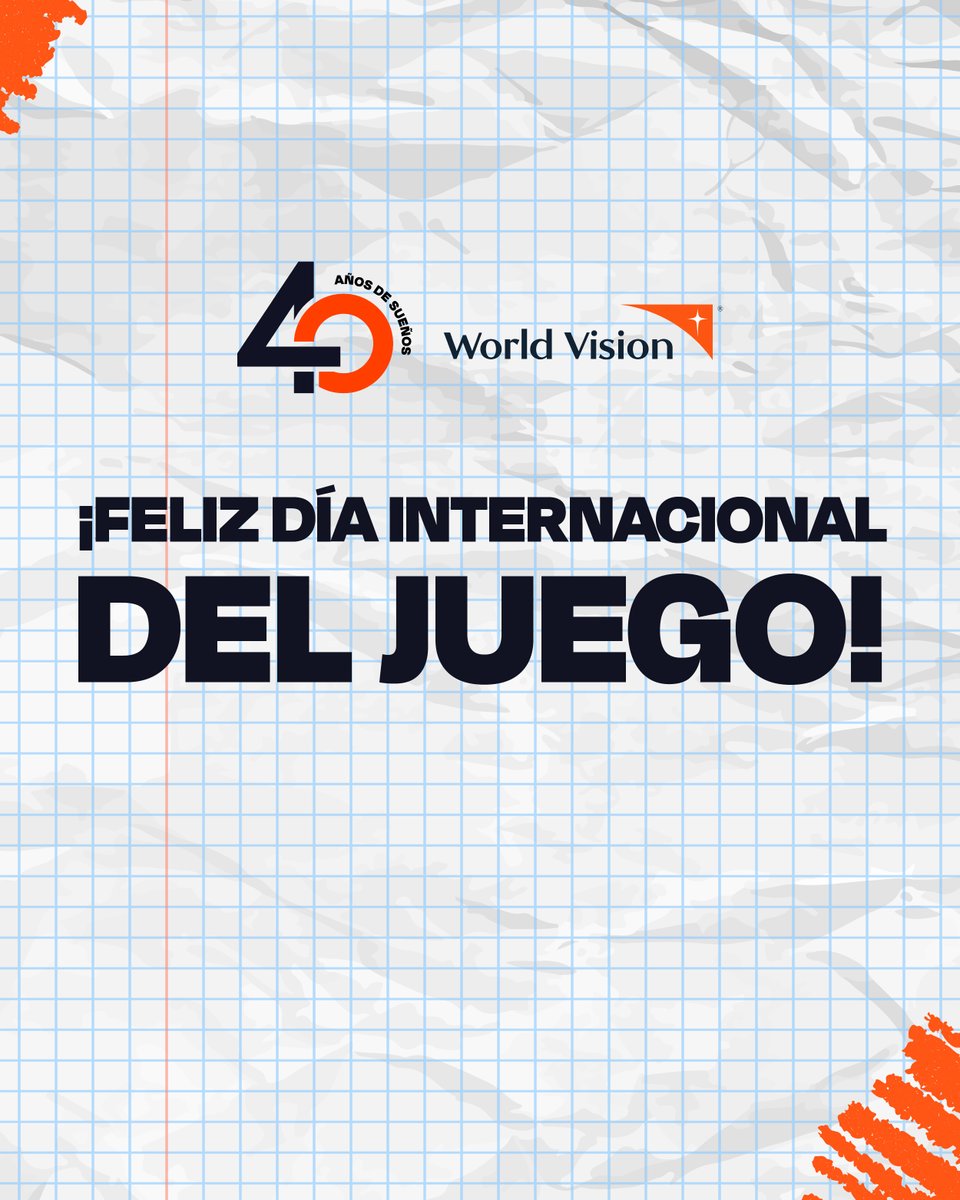 Jugando, se encienden las ganas de soñar 🧡
🌟 "Jugando me di cuenta que quería ser médico. Llegué a ser el primer médico de mi comunidad " - Innocent Kunyuwana
Contanos en los comentarios 🤩 ¿Cuál era tu juego favorito de infancia?
#WorldVisionCostaRica #40AñosdeSueños