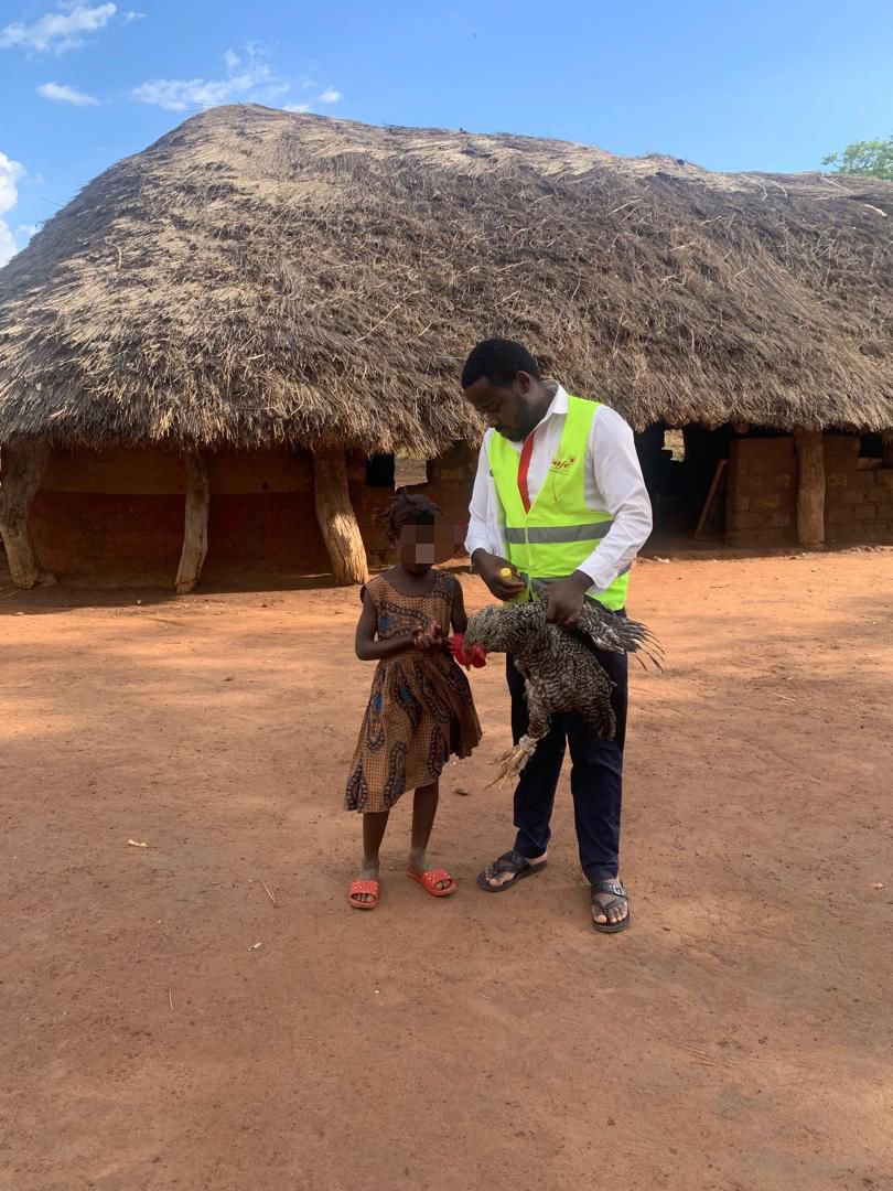 I went to another nearby school &amp; met a mother &amp; her little girl, I paid her fees, they had nothing but gave me a chicken in gratitude, that  little girl is still in school today, that chicken remains a symbol of hope I still cling to