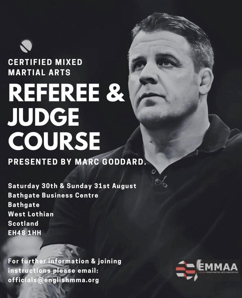***SCOTLAND - WE ARE COMING!***

Once again the most common question - “how do I get started as an official?” Or “when is your next course?” so here it is! Certified Referee &amp; Judge Course in Scotland. 

This is a fully immersed referee &amp; judge certification weekend with thorough
