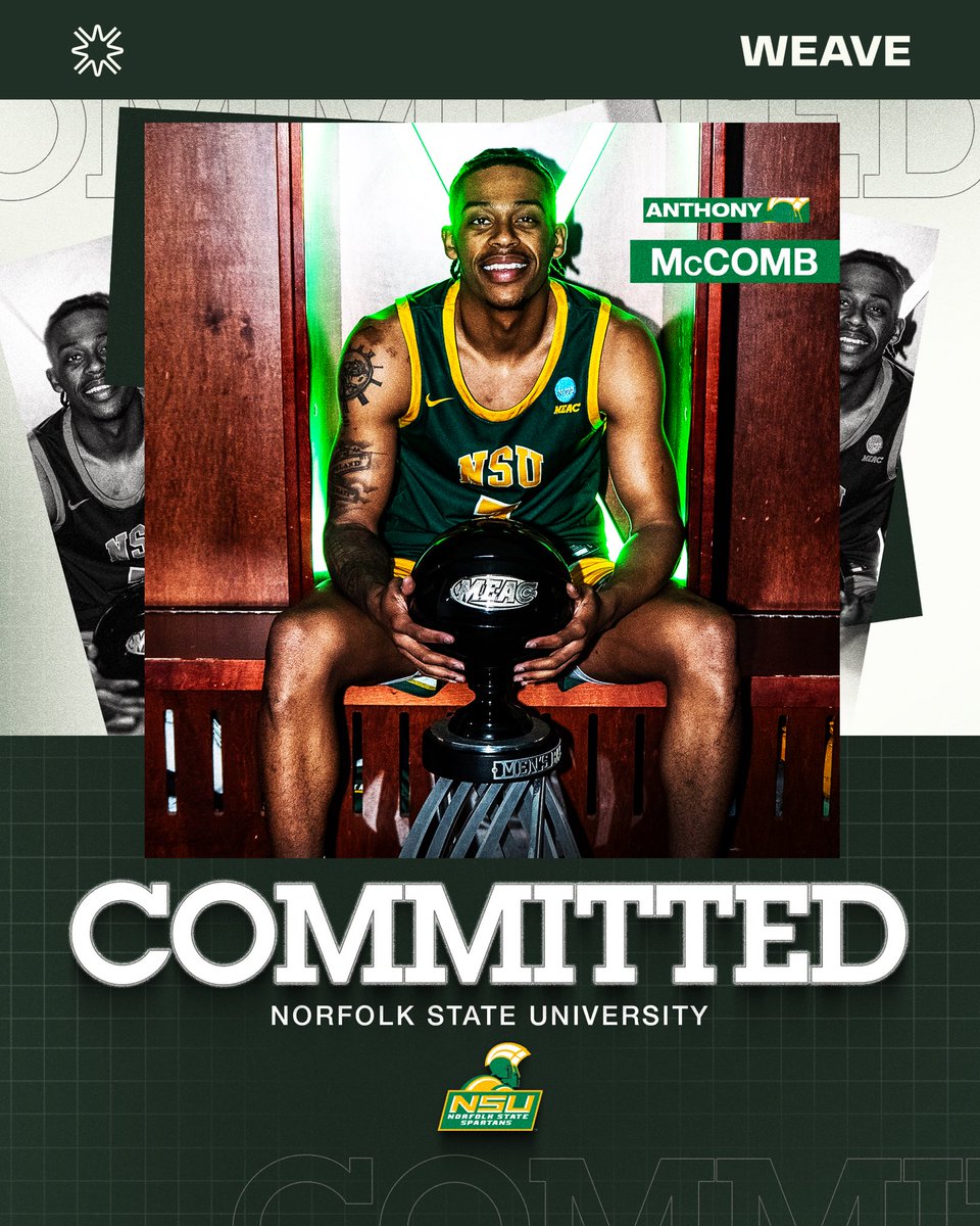 WEAVE (@weave) on Twitter photo Together with Anthony McComb (<a href="/Anthunch0/">Anthony Mccomb</a>), we are excited to announce his commitment to Norfolk State. #WEAVE 🧶 Together with Anthony McComb (<a href="/Anthunch0/">Anthony Mccomb</a>), we are excited to announce his commitment to Norfolk State. #WEAVE 🧶