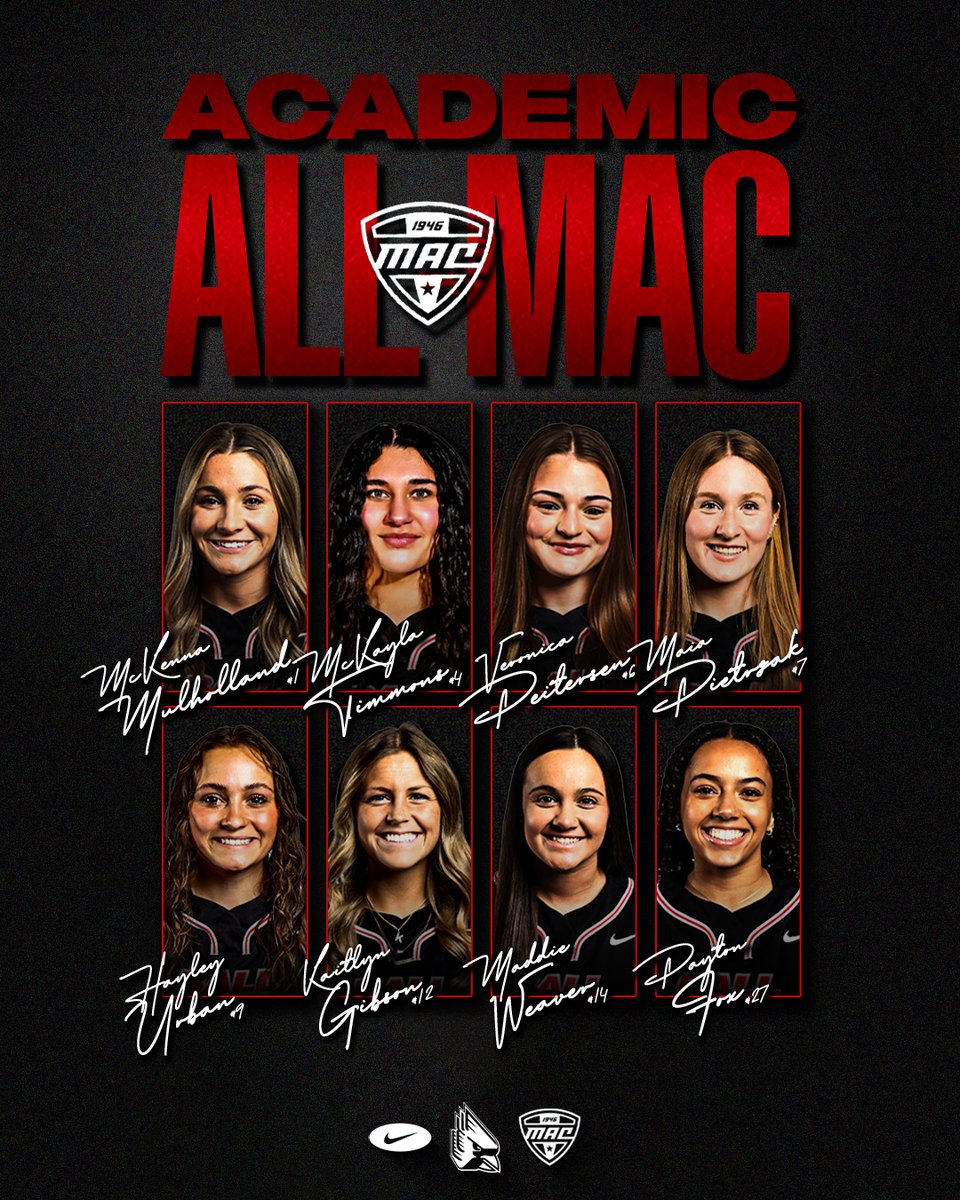 BallStateSB's tweet image. More good news on the academic front...
Congrats to our 8⃣ Academic All-@MACSports honorees!!! Well done Cardinals 👊
📰: tinyurl.com/4ubzabya
#ChirpChirp x #WeFly x #MACtion