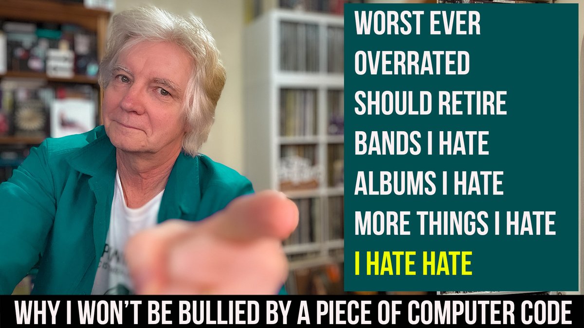 I Hate Hate, My Honest Thoughts on the YouTube Algorithm.
youtu.be/uBVCJfD7hYQ