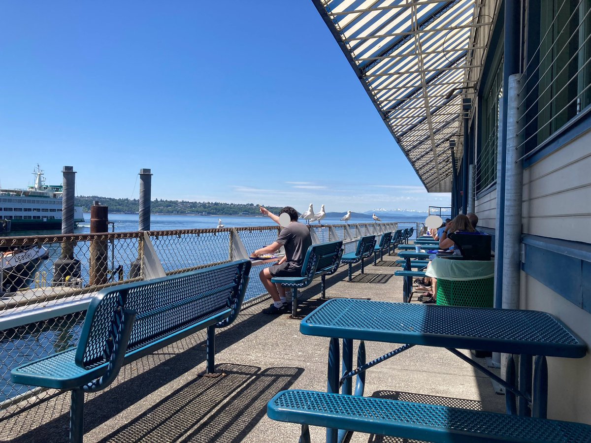TravisL (@laurict) on Twitter photo Don’t tell <a href="/angryseattle/">Angry Seattle</a> or anybody from out of town, but one of the great things about Seattle is that days like today are perfect for grabbing lunch at Ivar’s on the waterfront and watching tourists feed fries to the gulls.
It rains tomorrow. Stay away. Don’t tell <a href="/angryseattle/">Angry Seattle</a> or anybody from out of town, but one of the great things about Seattle is that days like today are perfect for grabbing lunch at Ivar’s on the waterfront and watching tourists feed fries to the gulls.
It rains tomorrow. Stay away.