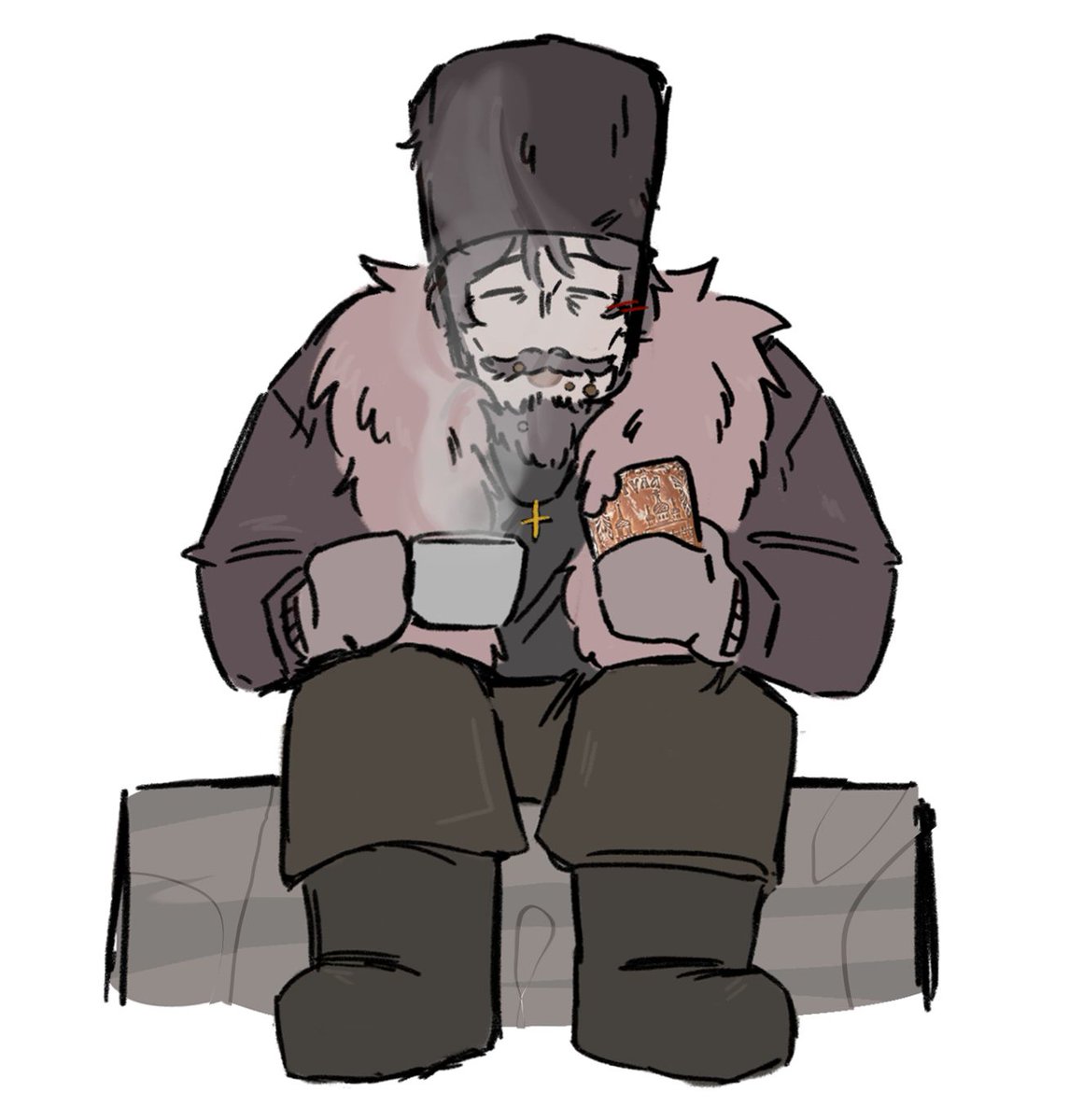 Senolle317's tweet image. hobo but it&apos;s a good ending

#gutsandblackpowder