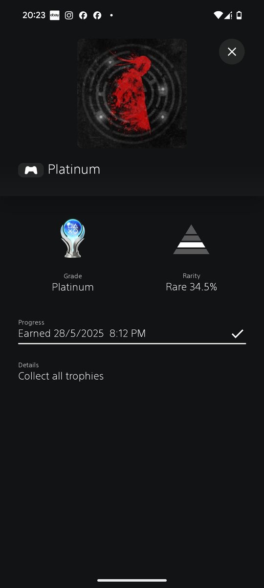 Platinum #269: She Sees Red. I'm a sucker for a FMV game and was only £1.19. Short and sweet #fmv #PS5Share