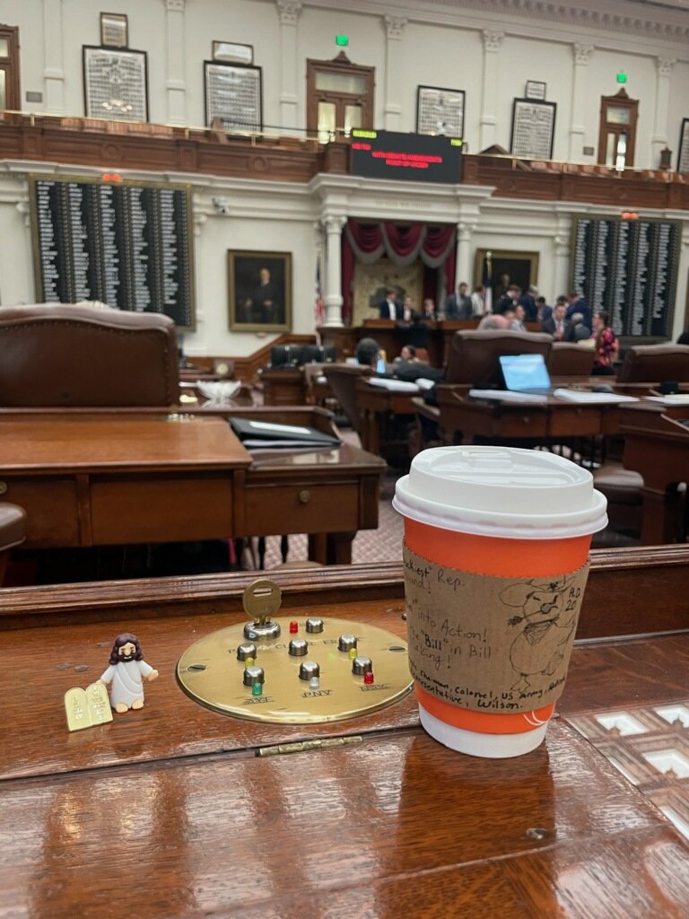 Safe from the storms outside as we wind down in the House. #txlege