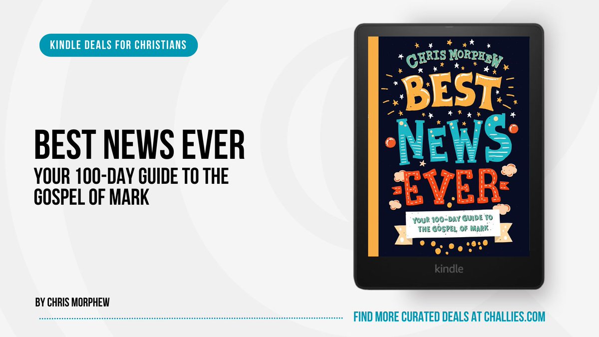 Deals Curated by Tim Challies (@challiesdeals) on Twitter photo Kindle Deal: Best News Ever by Chris Morphew (<a href="/ChrisMorphew/">Chris Morphew</a>). challies.com/kindle-deals-f… #ad Kindle Deal: Best News Ever by Chris Morphew (<a href="/ChrisMorphew/">Chris Morphew</a>). challies.com/kindle-deals-f… #ad