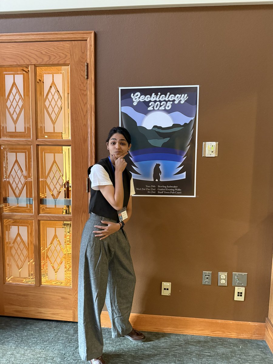 Feeling astronomically grateful for the opportunity to lead the organisation of and attend #Geobiology2025 🦠🗻in Banff! I had lots of amazing conversations with fellow researchers from all over the field, and presented on my ongoing PhD work⚡️See you in 2027 🤩