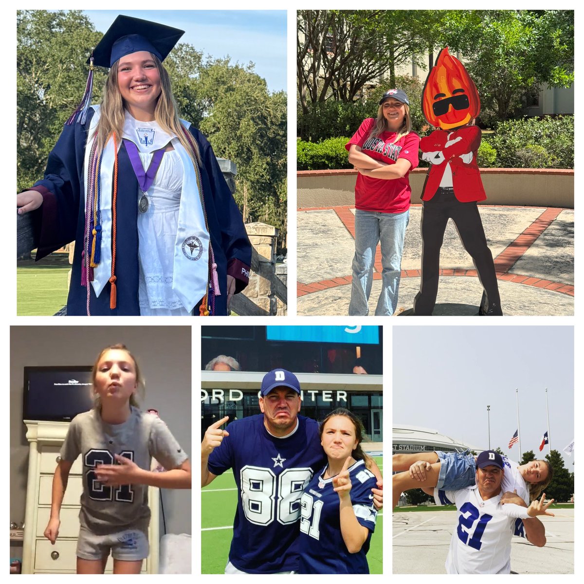 Sorry been absent from X the last week as my daughter gets ready to graduate tomorrow. Most on here have watched her grow from my Hype Side Kick to a beautiful young lady! Blessed to have two great kids! 🙏