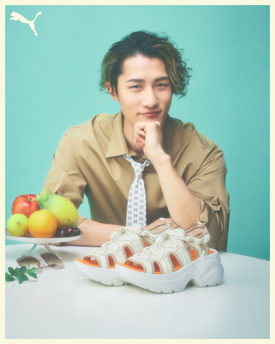 PUMA 厚底サンダル プーマ スノーマン コラボ SnowMan Snow Manが出演