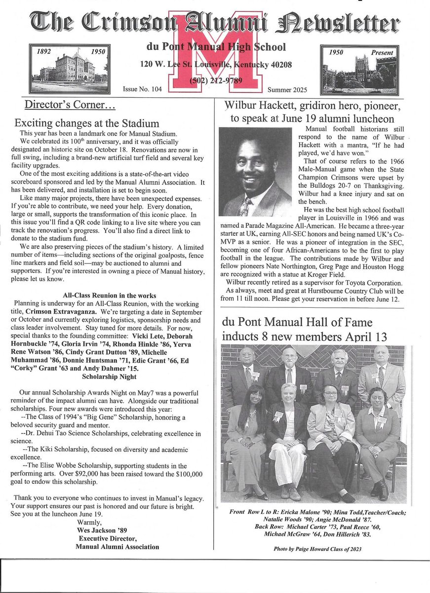 Newsletters are in the mail! Not receiving one? DM to find out how you can.