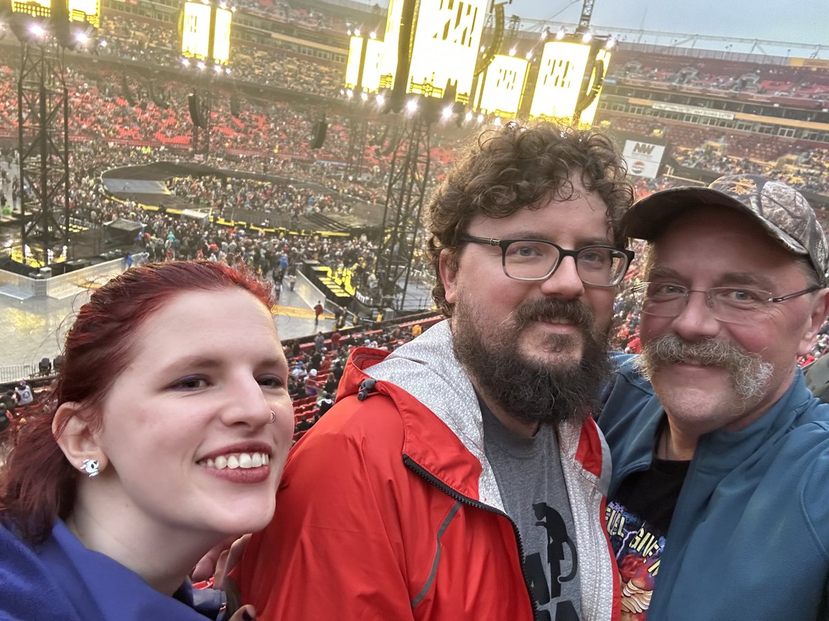 At the Metallica concert in Maryland!