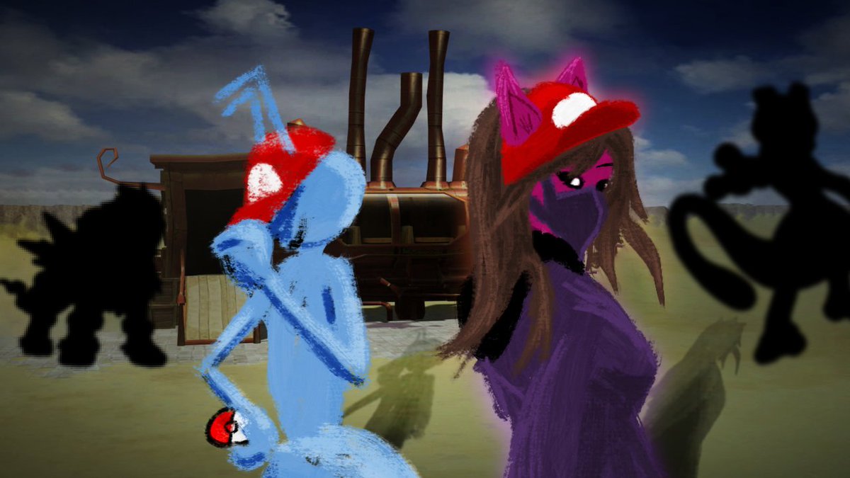 ZeroSuitSonia's tweet photo. Thumbnail art I made for my Pokemon Colosseum Soul Link playthrough with my friend @Aflicklife. Only way to make a Nuzlocke more difficult is to add a funny guy.

#digitalart #fanart #nintendo

Episode 1 and 2: https://t.co/iDWJ8aOvUr