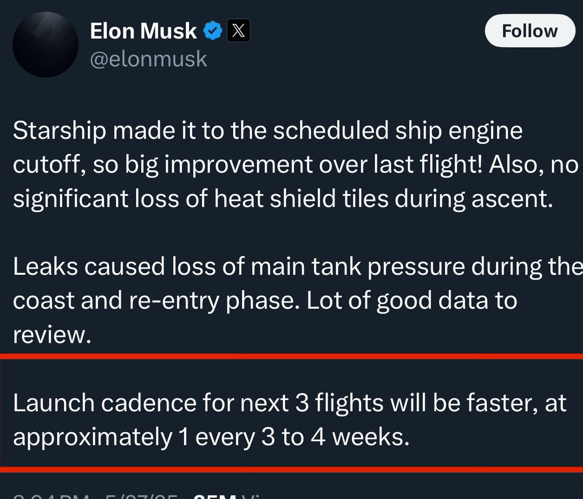 DrChrisCombs's tweet image. Anybody else have a feeling this just means a going-out-of-business fire sale of the remaining v2 stock? Get the data you can with low expectations and work for long term fixes on v3? 

"Next 3 flights" is a specific number for a reason