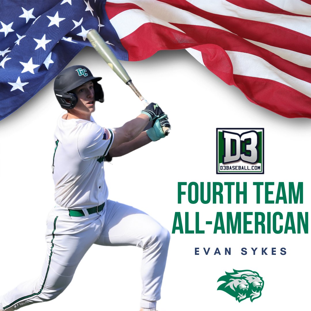 GC Pride Athletics (@gc_pride) on Twitter photo Congratulations to Greensboro College shortstop Evan Sykes for being named a D3Baseball.com Fourth Team All-American! This is Sykes' first All-American honor and first for the program since 2006.
<a href="/GCPrideBaseball/">Greensboro College Baseball</a> <a href="/Gboro_College/">Greensboro College</a>
#WeAreOnePride #d3baseball #allamerican Congratulations to Greensboro College shortstop Evan Sykes for being named a D3Baseball.com Fourth Team All-American! This is Sykes' first All-American honor and first for the program since 2006.
<a href="/GCPrideBaseball/">Greensboro College Baseball</a> <a href="/Gboro_College/">Greensboro College</a>
#WeAreOnePride #d3baseball #allamerican