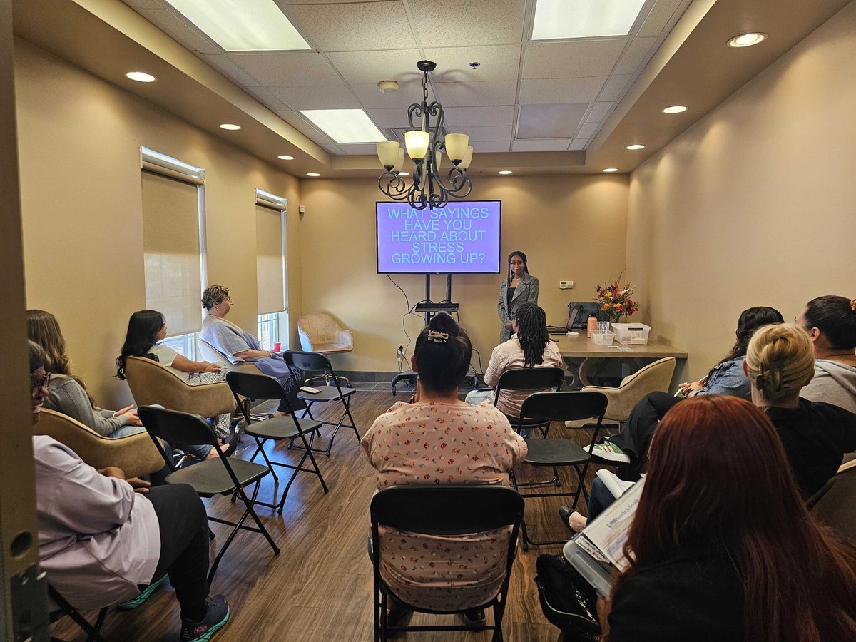 We kicked off #MentalHealthMonth with a Stress Management Presentation with All About You Counseling because it's always a good time to learn more about stress management. Thank you for having us! 💙 

#stressmanagement #mentalhealthmatters