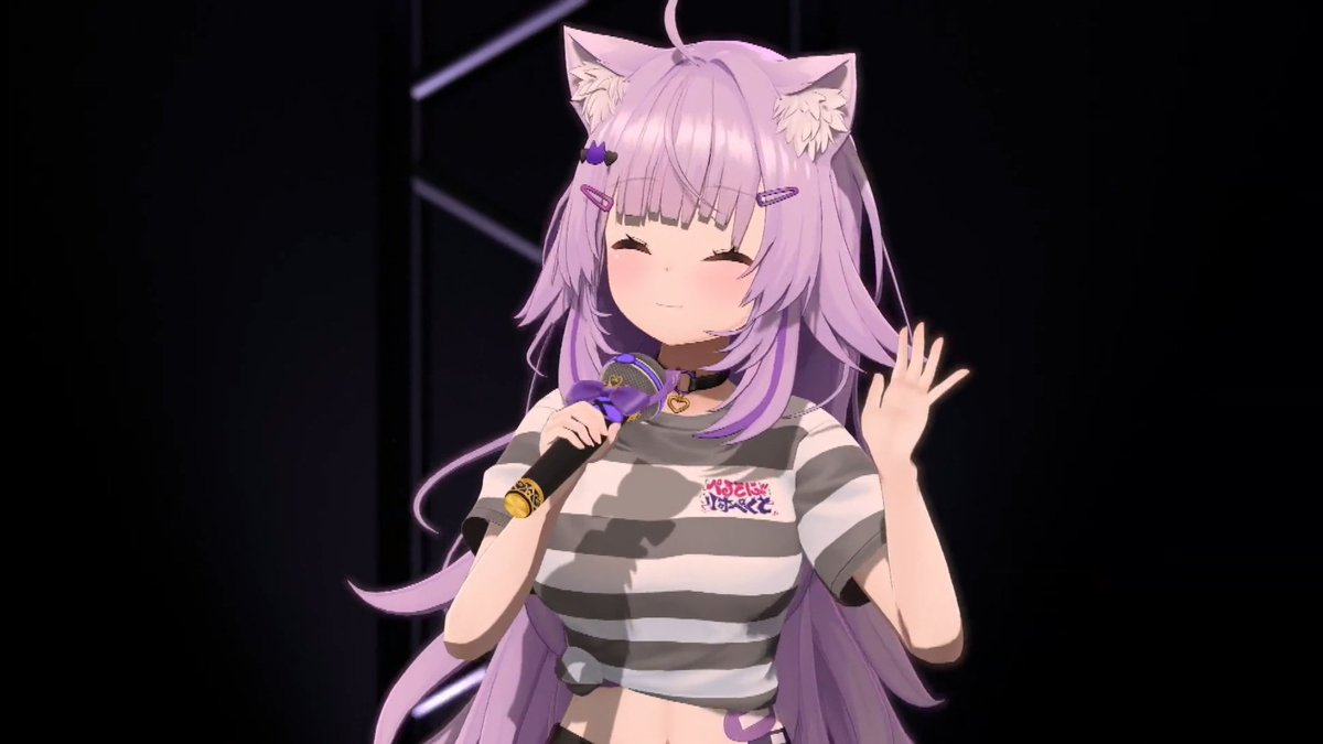 kuronadesu's tweet photo. 💜😺🤍🍙

#おかゆセカンド https://t.co/PQ1S5zesqQ
