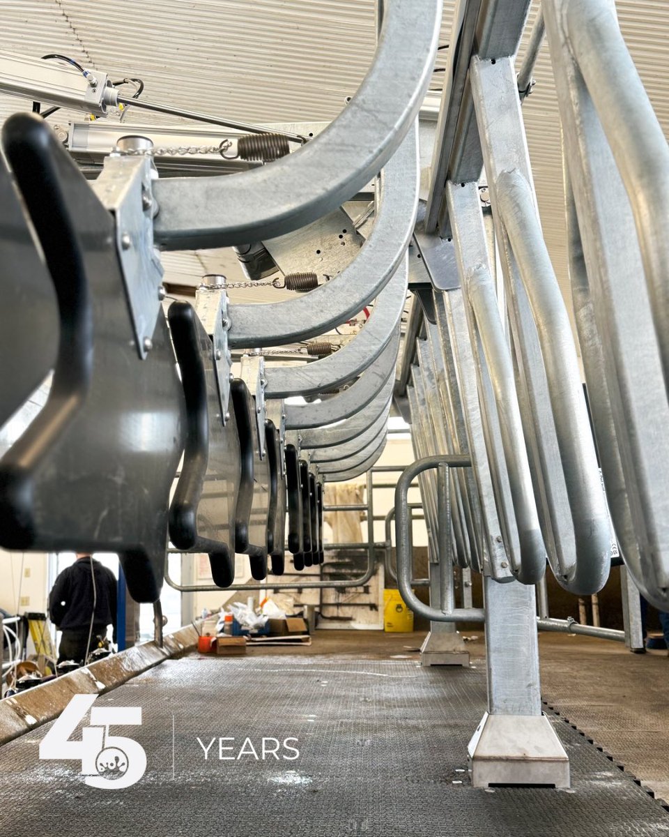 🚨Take a look at the DeLaval P500 Parallel Parlour 🚨
Smarter design. Smaller footprint. Bigger impact.

Whether you’re building new or upgrading your current setup, the P500 is engineered for high-efficiency, high-throughput operations — with cow comfort and smooth flow at the