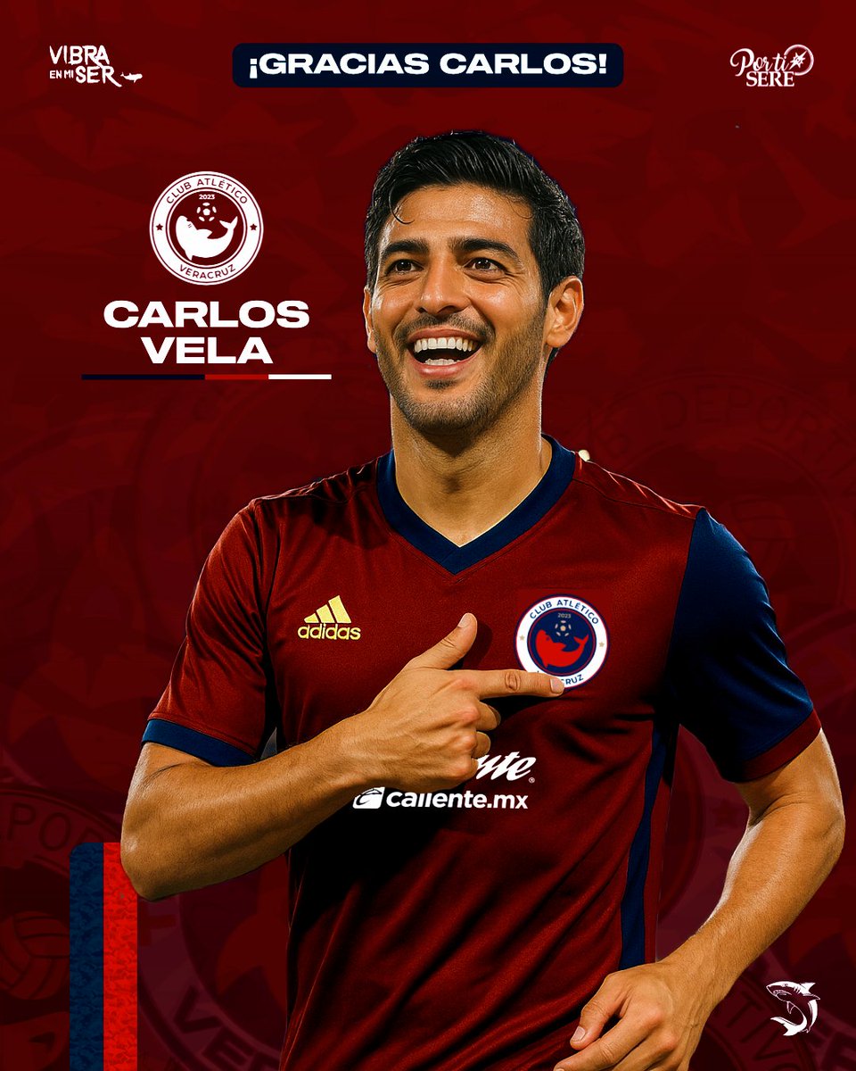 CAVeracruz_'s tweet photo. No todos tienen el privilegio de marcar el primer gol en la historia de un club, Carlos lo hizo con amor por este escudo.🔴🔵

Mientras se despide del fútbol profesional, en nuestra historia quedó escrito en letras doradas.⭐️

Gracias por tu legado, Carlos.❤️‍🔥👊🏽

#PorTiSeré 🦈 https://t.co/IuHu7mLzFy