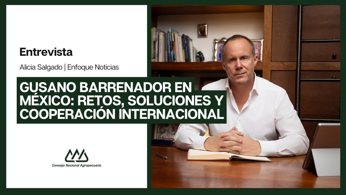 Jorge Esteve (@presidenciacna) on Twitter photo 🎙️ Tuve la oportunidad de conversar en <a href="/EnfoqueNoticias/">Enfoque Noticias</a> sobre un tema crítico para la ganadería nacional: el gusano barrenador.
Desde el <a href="/CNAgropecuario/">Consejo Nacional Agropecuario</a> , hemos trabajado de la mano con la Secretaría de Agricultura para enfrentar esta amenaza sanitaria con acciones 🎙️ Tuve la oportunidad de conversar en <a href="/EnfoqueNoticias/">Enfoque Noticias</a> sobre un tema crítico para la ganadería nacional: el gusano barrenador.
Desde el <a href="/CNAgropecuario/">Consejo Nacional Agropecuario</a> , hemos trabajado de la mano con la Secretaría de Agricultura para enfrentar esta amenaza sanitaria con acciones