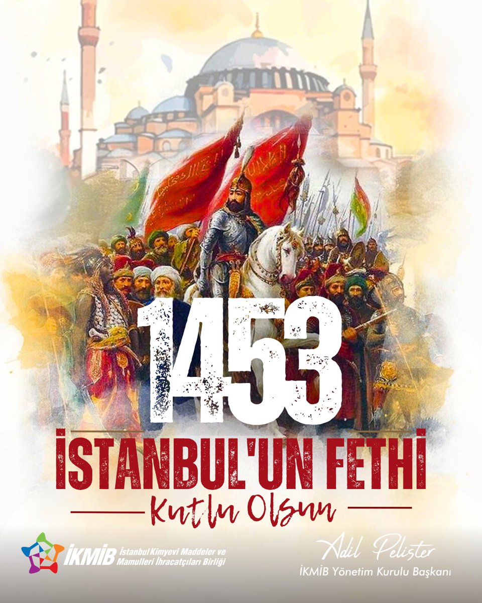 İstanbul’un Fethi’nin 572. yıl dönümünde, çağ kapatıp yeni bir çağ açan büyük komutan Fatih Sultan Mehmet’i ve bu kutlu zaferin mimarı aziz ecdadımızı saygı, rahmet ve minnetle anıyoruz.
#İstanbul