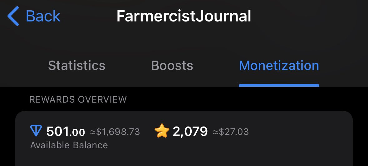 Farmercist's tweet photo. The Farmercist community called farmercistjournal0 on telegram has earned a total of 501 $TON currently valued at $1,698

Farmercist community earns via Airdrop
Farmercist community earn via content creation
Farmercist community yaps and stay loudio
Farmercist community is super active and always on the grind
Farmercist community will touch big bag soon

Walk on the side that wins, the Farmercist side 🚀