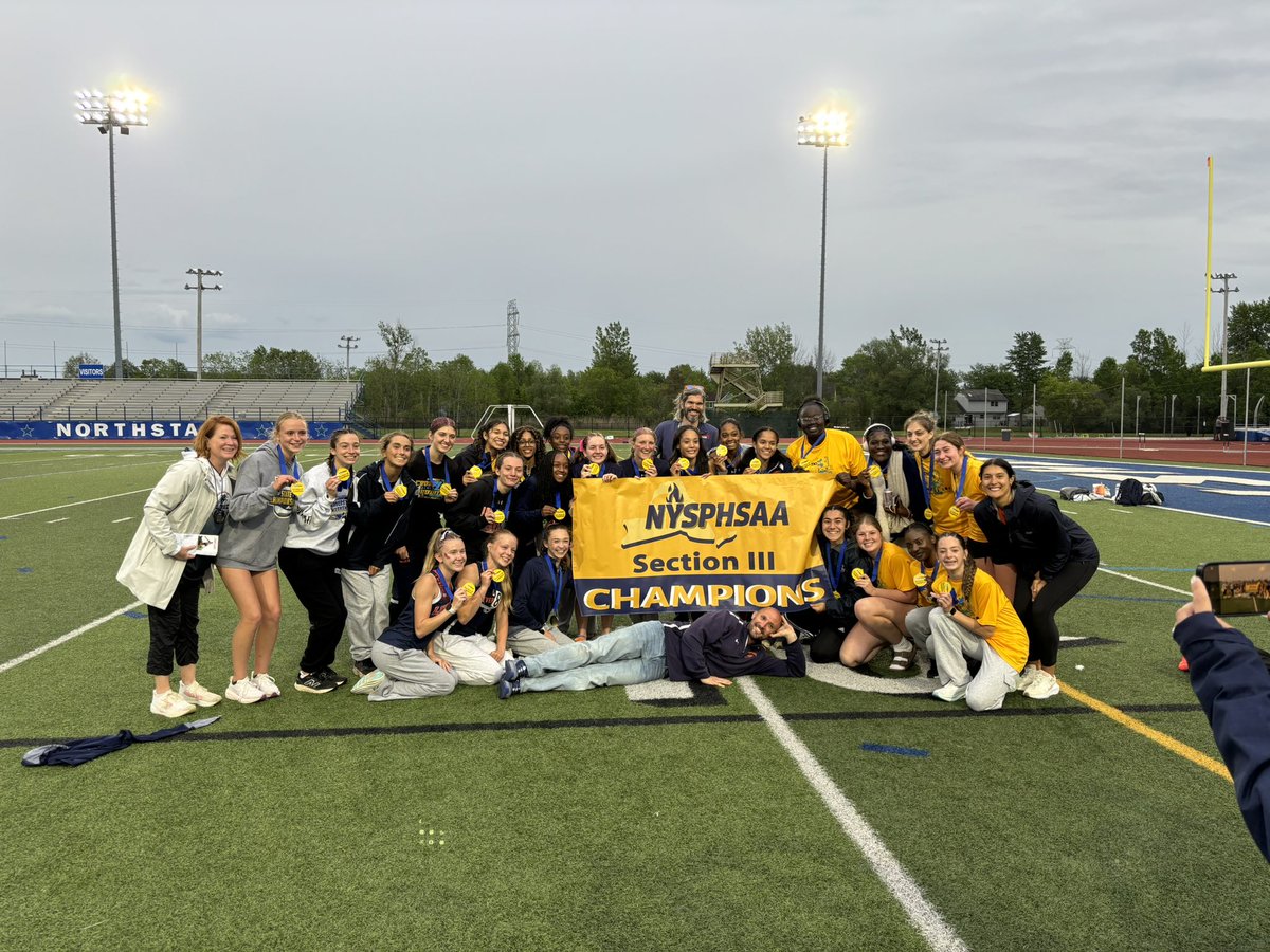 Liverpool Girls Track team wins sectionals tonight!!! These girls deserve it! <a href="/LCSDAthletics/">Liverpool Athletics</a>