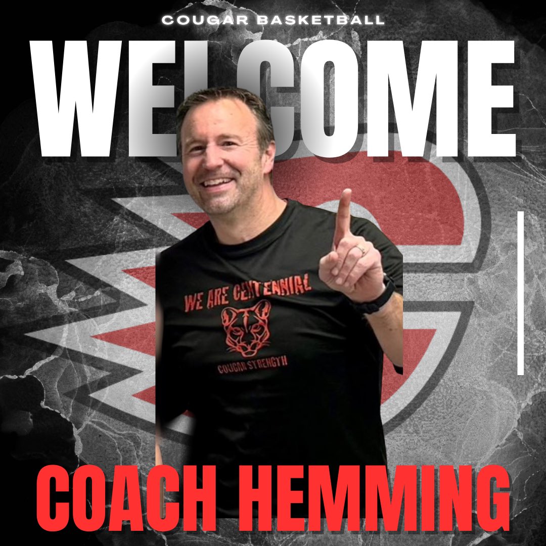 Cougar Basketball (@centcougbball) on Twitter photo We are so excited to announce the hiring of Coach Steve Hemming to our staff! Coach Hemming brings a wealth of knowledge and experience and we are pumped to have him! Letβs go! #NotmeButwe #StaytheCourse <a href="/hemming_steve/">Steve Hemming</a> We are so excited to announce the hiring of Coach Steve Hemming to our staff! Coach Hemming brings a wealth of knowledge and experience and we are pumped to have him! Letβs go! #NotmeButwe #StaytheCourse <a href="/hemming_steve/">Steve Hemming</a>