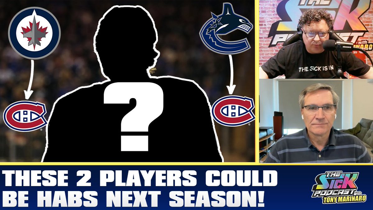 The Sick Podcast with Tony Marinaro (@thesickpodcasts) on Twitter photo 🚨New Episode🚨
<a href="/BWildeMTL/">Brian Wilde</a> joins <a href="/TonyMarinaro/">Tony Marinaro</a> to discuss 2 free agents that the #GoHabsGo should target and more!
Full pod👇
Watch: youtube.com/live/qx6r3m_aT…
Listen: traffic.megaphone.fm/SICMED72757559…
#thesickpodcast 🚨New Episode🚨
<a href="/BWildeMTL/">Brian Wilde</a> joins <a href="/TonyMarinaro/">Tony Marinaro</a> to discuss 2 free agents that the #GoHabsGo should target and more!
Full pod👇
Watch: youtube.com/live/qx6r3m_aT…
Listen: traffic.megaphone.fm/SICMED72757559…
#thesickpodcast