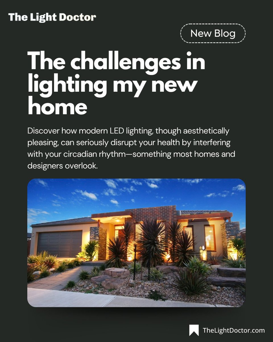 DrMooreEde's tweet image. Beautiful lighting ≠ healthy lighting. 💡

Most modern homes are unknowingly lit in ways that disrupt sleep, metabolism, and mood. 

Learn how to fix it—starting with your ceiling.
lightdoctormartinmooreede.substack.com/p/the-challeng…

#CircadianHealth #TheLightDoctor #LightingMatters #BlueLightAwareness