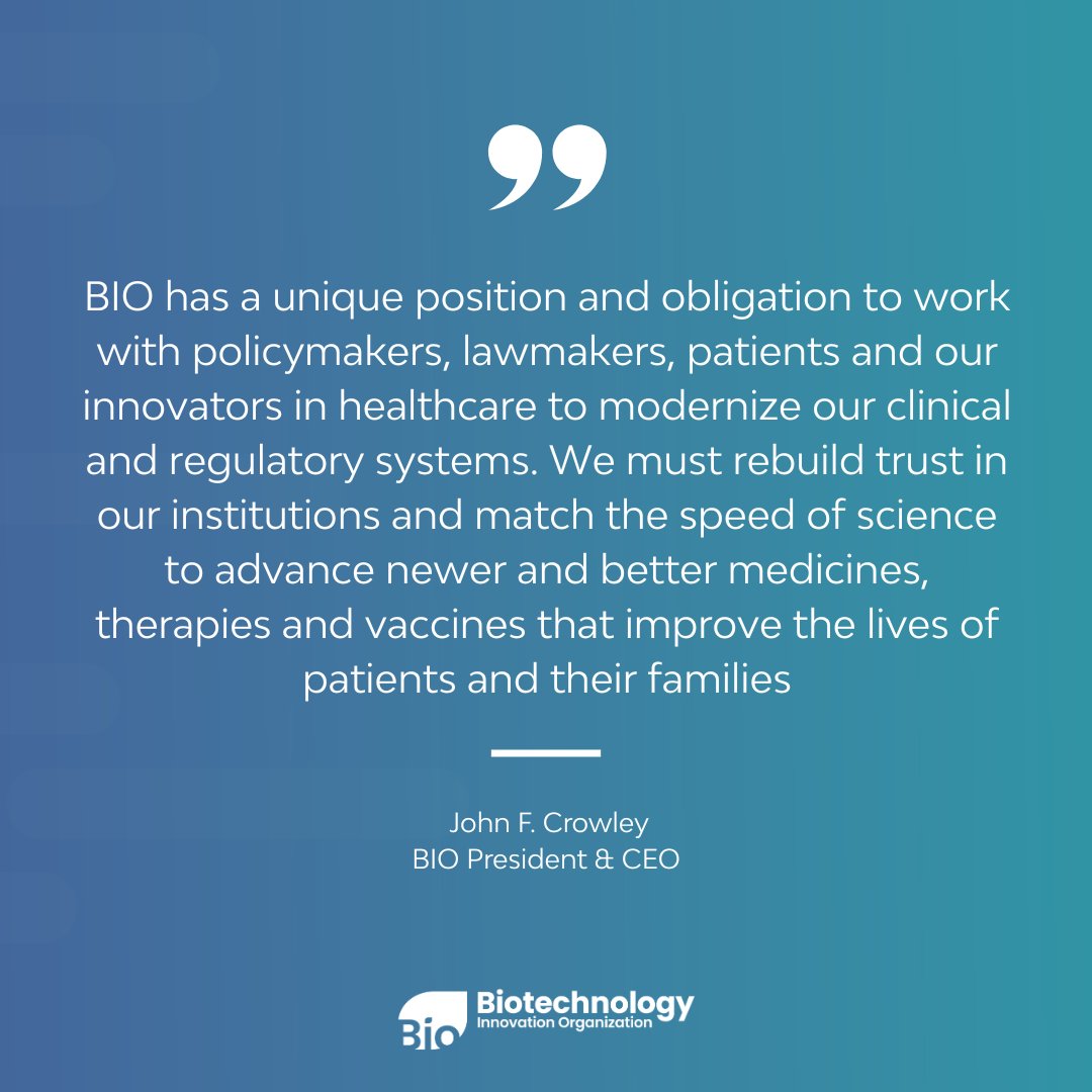 BIO's official announcement on dedicating its focus to human health: bit.ly/4jl2CUH