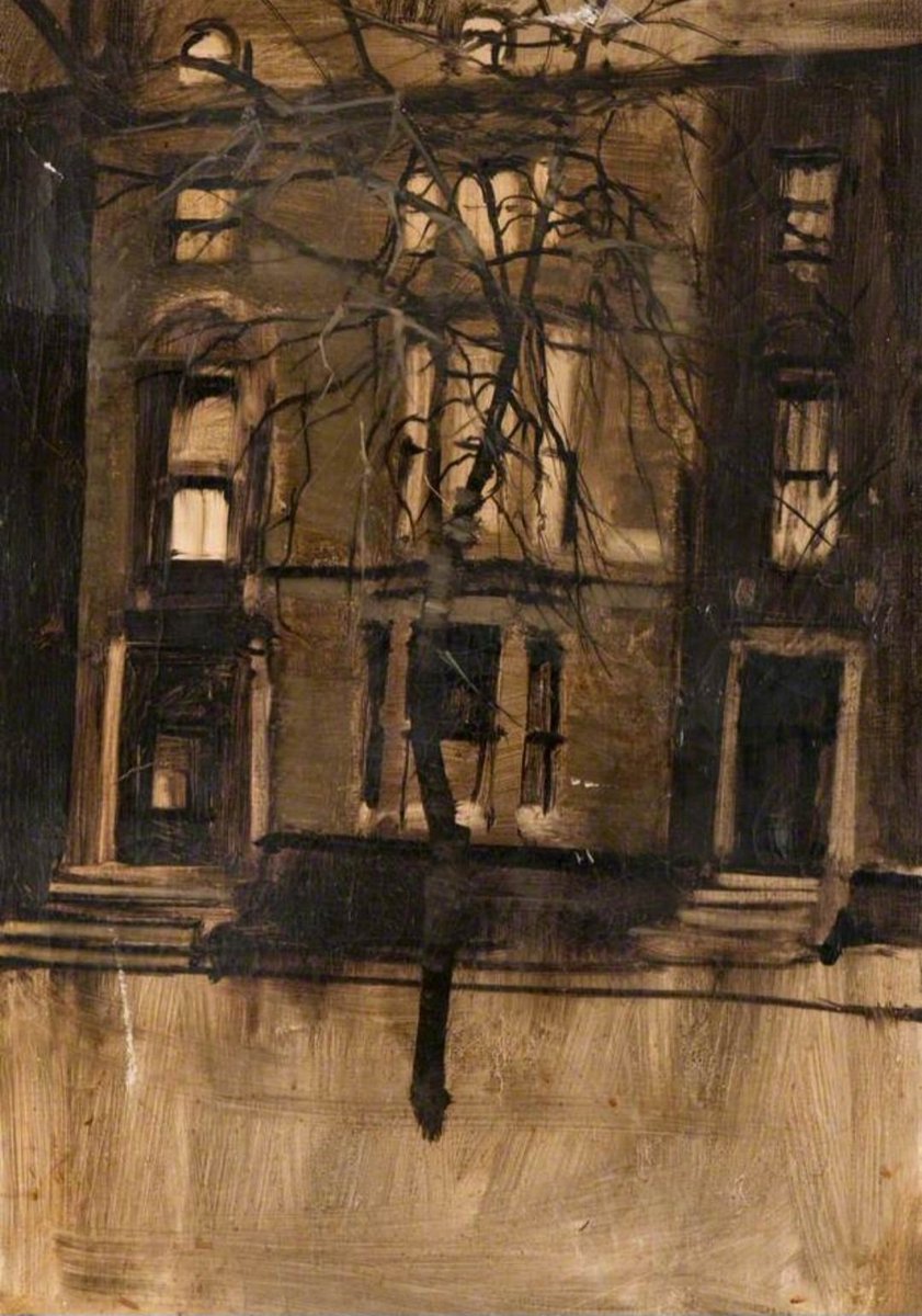 ahistoryinart's tweet image. 'Bellhaven Terrace.' (1964) James Morrison had a similar artistic journey to his fellow Scot Joan Eardley, in that after he had left behind the shadows and angularity of Glasgow's tenements he headed for the meandering coast of Aberdeenshire.