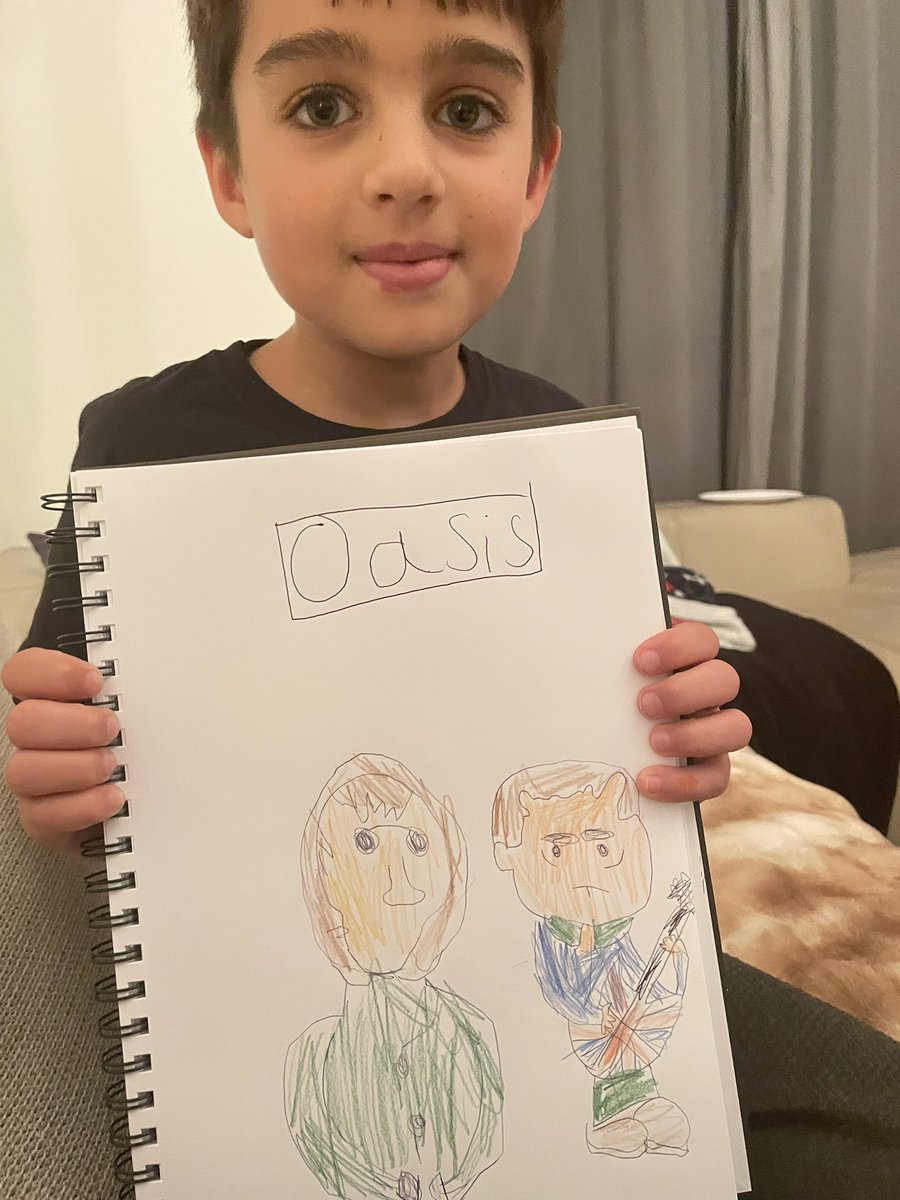 Shout out to you’re youngest fan! Dad has made him obsessed <a href="/liamgallagher/">Liam Gallagher</a> .