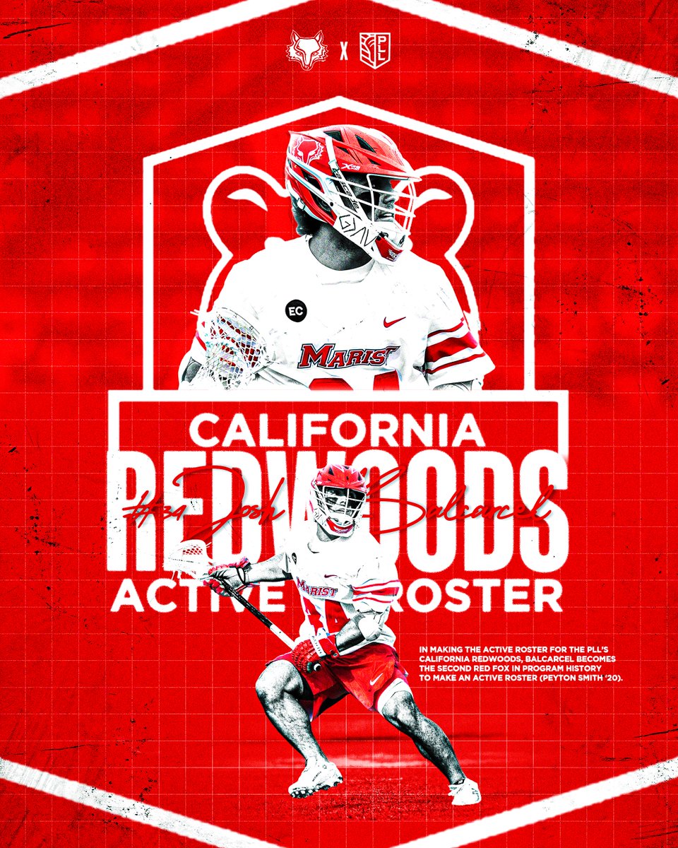 IT'S OFFICIAL!!!

Congratulations to Josh Balcarcel on being named to the <a href="/PLLRedwoods/">California Redwoods</a> official roster!!

🔗 goredfoxes.com/news/2025/5/28…