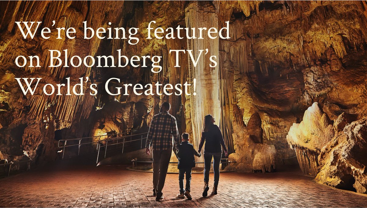 Luray Caverns is being featured on Bloomberg TV’s World’s Greatest! 📺 Catch us May 31 &amp; June 7 ⏰ 2 PM ET | 1 PM CT | 12 PM MT | 11 AM PT. Tune in and see what makes us a natural treasure. #LurayCaverns #WorldsGreatest #BloombergTV