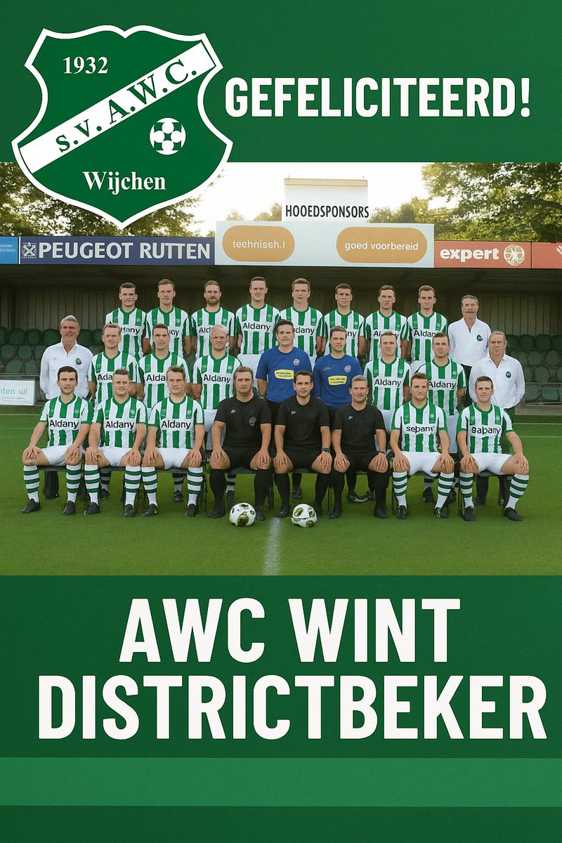 gerhard40's tweet photo. Jullie hebben het gedaan,  proficiat!!!
@AWCwijchen https://t.co/HsN9Jr1kmJ