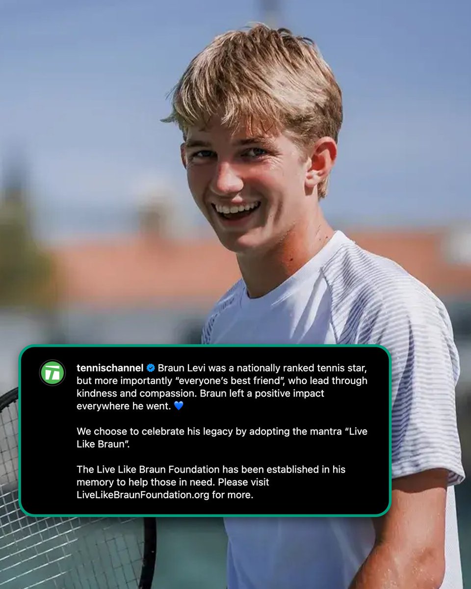 The legacy of Braun Levi lives on 💛  

#RolandGarros