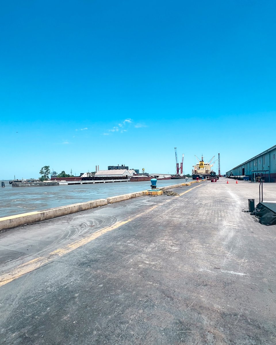 St. Bernard Economic Development Foundation (@sbedf) on Twitter photo We were proud to join <a href="/associatedterm/">Associated Terminals</a> & #StBernardPort for the dedication of the #ChalmetteSlip! 🚢
As the only deep-draft calm water slip on the lower MS River, it supports one of the world's largest shipping corridors & boosts the Gulf Coast in global trade. #MaritimeMonth We were proud to join <a href="/associatedterm/">Associated Terminals</a> & #StBernardPort for the dedication of the #ChalmetteSlip! 🚢
As the only deep-draft calm water slip on the lower MS River, it supports one of the world's largest shipping corridors & boosts the Gulf Coast in global trade. #MaritimeMonth