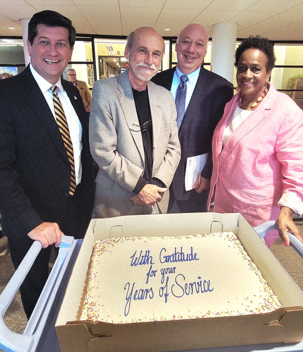 ECIDANY's tweet photo. A bittersweet celebration today for the ECIDA...Vice Chair Richard Lipsitz retired from the Board. Good luck Richard and thank you for 13 years of service and leadership! 

l-r @markpoloncarz Richard Lipsitz, ECIDA Pres &amp; CEO John Cappellino, ECIDA Chair Brenda McDuffie https://t.co/hGWVrNz93K